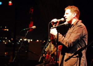 John Byrne sings at World Cafe Live. 