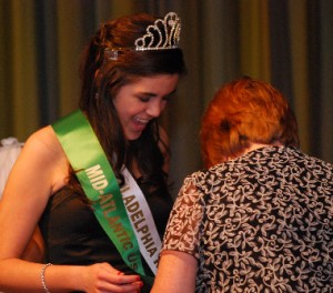 The second sash of the night for Mairead Conley.