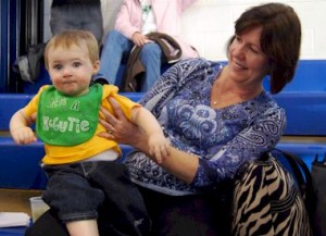 Sean Harbison Jr. and his aunt Gina Hiller.