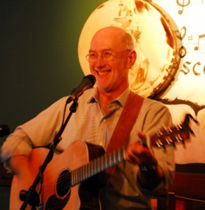 Gerry Timlin: singer, guitarist, publican, and auctioneer. 