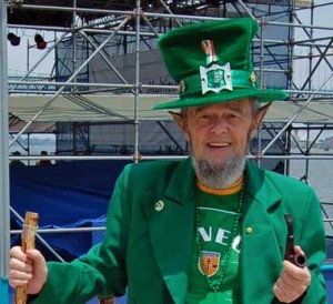 Ed Slivak at the Penn's Landing Irish Festival.