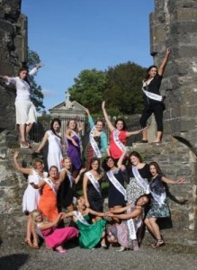 All the Marys in Dungloe--that's Philadelphia's Mary second from the right, second row.