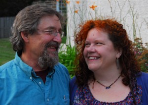 Newlyweds Bob Hendren and Bette Conway outside the Irish Center, which was one of the reasons they moved to Philly.