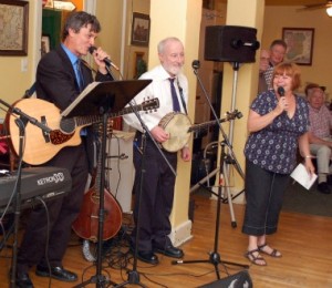 "Gas Pump Ceili"organizers Luke Jardel, Fintan Malone, and Marianne MacDonald.