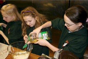 Irish baking got a rise out of the students.