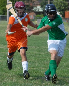 Shamrocks and Hibernians hurlers: They carry big sticks!