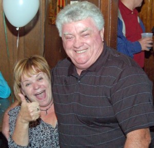  Vince Gallagher with fellow radio host Marianne MacDonald.