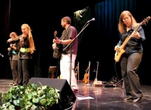 The Martin family at play. (Photo by Bill O’Neal)