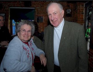 The 2009 grand marshal James Coyne and wife Ginny.