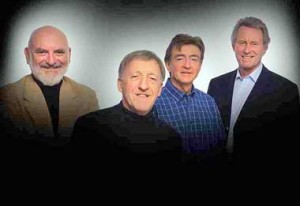 The Chieftains, from left: Matt Molloy, Paddy Moloney, Kevin Conneff and Sean Keane.