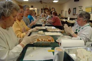 The ladies at my table, from left, Anne Marie Carr-Hanson, Dolores Stevenson, Mary Jane Haughley Hayes and Ellie Zimmerman. 