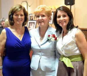 Honorees Carmel Boyce, Anne McDade Keyser Hill and Karen Boyce McCollum