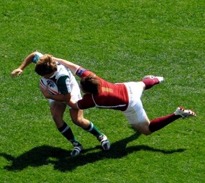 No one escapes the rough and tumble that is rugby.