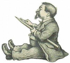 Thomas Nast's self-portrait