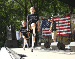 Kicking their heels at the Philly Fleadh