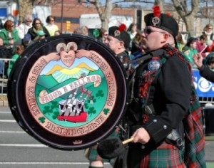 Philly Police and Fire Pipe Band from last year's parade.