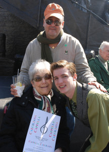 Sister Cecile, St. Patrick's Day, 2011.